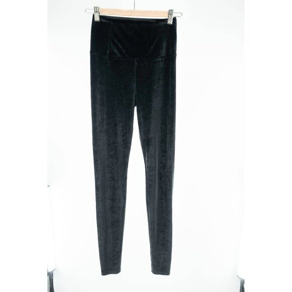 Aritzia | Wilfred Free Daria Velvet Black Pant Leggings | XS - Picture 2 of 6